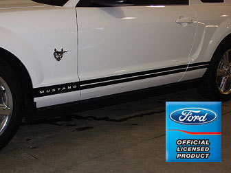 Ford Mustang Rocker Panel Door Side Stripes Decals RAB both sides L and R strip