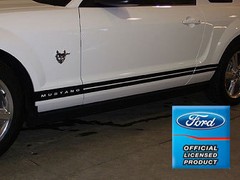 Ford Mustang Rocker Panel Door Side Stripes Decals RAB both sides L and R strip