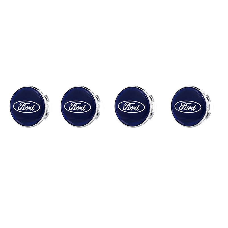 4PCS 54mm Self-Powered Floating LED Wheel Hub Light Wheel Center Caps for Ford