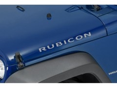 07-19 JEEP WRANGLER JK RUBICON RADIANT SILVER HOOD DECAL STICKER NEW OEM MOPAR