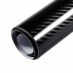 High Quality 5D Gloss Car Carbon Fiber Vinyl Wrap Sticker Film Roll Air Free