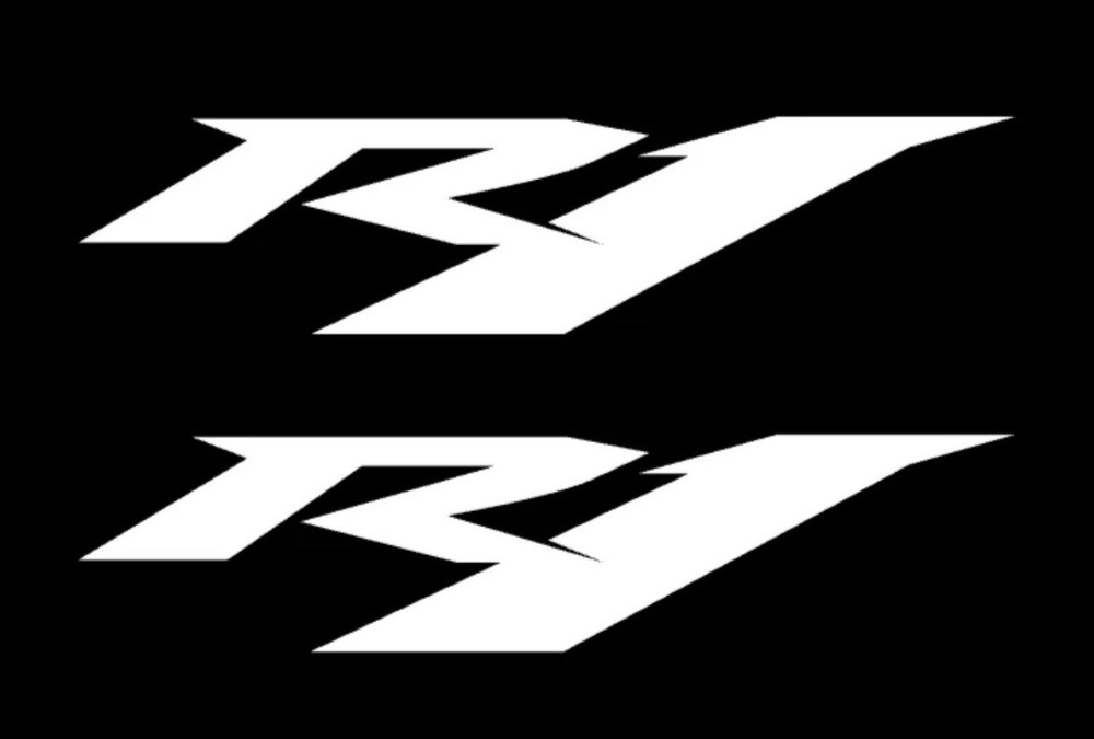 R1 Set Of 2 For Yamaha Vinyl Decal Vinyl Sticker Motorcycle Sports Bike