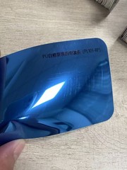 For Tesla Model 3 2020-23 Paint Protection Wrap Color Change Mirror Chrome Blue