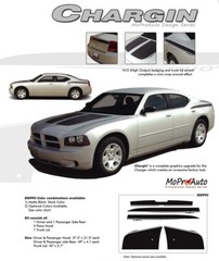 *2007 for Dodge Charger GRAPHICS STRIPES Hood Rear Decals 3M PRO Grade Vinyl 41