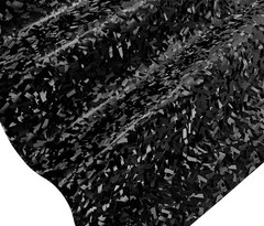 Black Carbon Fiber Vinyl Wrap Roll 1.49ft x 5ft Universal Fit for Vehicles