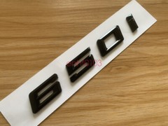 Gloss Black 3D ABS Letters Trunk 650i Emblem Rear Badge for BMW 2017-2022 650i