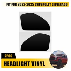 For 2022-25 Chevrolet Silverado 2X Side Marker Vinyl PreCut Overlay Tint Sticker
