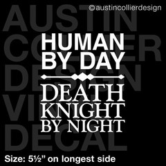 5.5″ DEATH KNIGHT vinyl decal car window laptop sticker – pc gamer warcraft wow