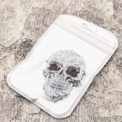 3D Metal Skull Car Body Rear Trunk Lid Tank Cover Badge Emblem Decal Sticker