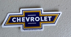 Chevrolet Bowtie Decal Die Cut Chevrolet Bow Tie Sticker 4″