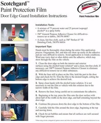 3M Door Edge Protection Anti Scratch Guard Protector “INVISIBLE” Strip 30″x 4PCS