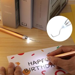 LED Vinyl Weeding Tools Set with Light Rose Gold 3PCS for Iron on Cutting