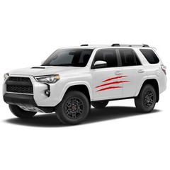 Side door scratchers graphics stickers decal compatible with Toyota 4Runner