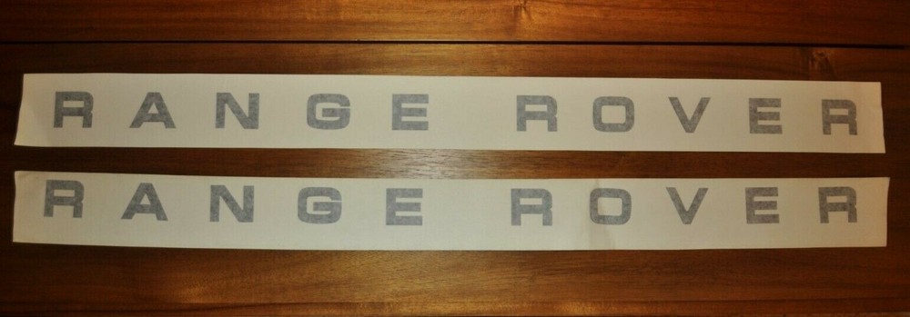 Range Rover Bonnet hood and rear decals 1988 up RESTORE CORRECT