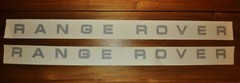 Range Rover Bonnet hood and rear decals 1988 up RESTORE CORRECT