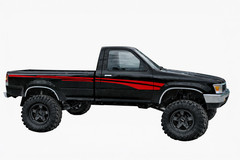Vintage Style Retro Vinyl Graphics Compatible With Toyota Pickup Regular Cab