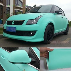 12″ x 60″ – 4 Colors Flat Entire Car Matte Finish Vinyl Wrap Film Sticker – CF