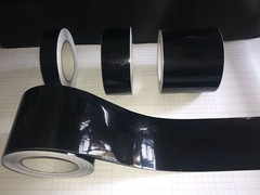 High Gloss Black Vinyl Tape Car Wrap Film Sticker Self-adhesive Graphics Decals