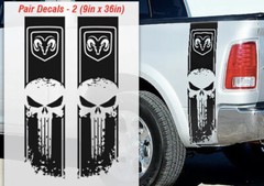 2 pcs Decal side Stripes graphics vinyl sticker fit Compatible for 1500