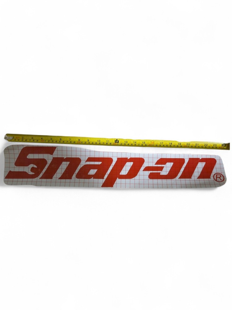 Snap On Tool Box Red Decal 23.49″x4.41″