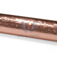 24K Chopped Forged Carbon Fiber Gloss Rose Gold Vinyl Wrap Sticker Decal Sheet