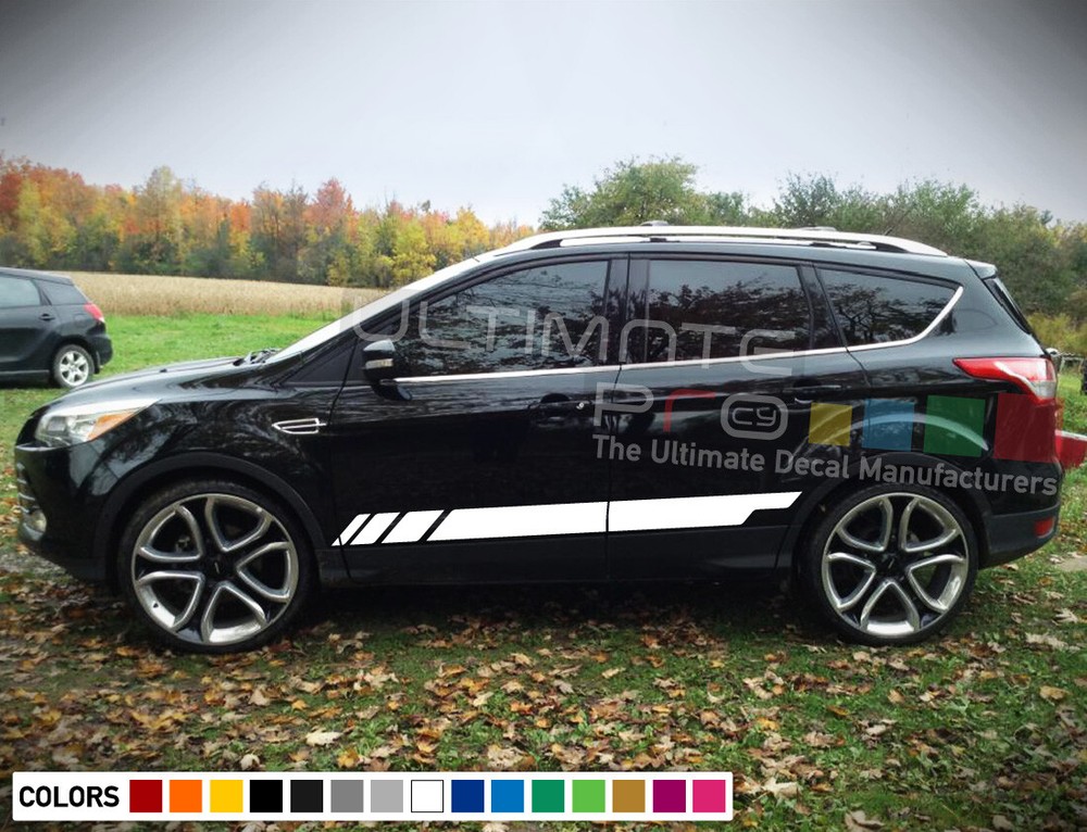 Stripe for Ford Escape Decals stickers Rocker panel Graphics S SE SEL Titanium