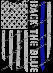 Back The Blue,Flag,Law Enforcement,ICE,Support Law Enforcement,Vinyl Decal