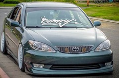 Camry sticker JDM slammed windshield boost window decal Fits Toyota