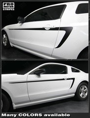Ford Mustang Side Accent Stripes Decals 2010 2011 2012 2013 2014 Pro Motor