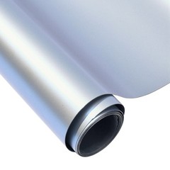 Ultra Gloss Silver Blue Metallic Vinyl Car Wrap Car Body Replacement Film Roll