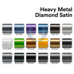 Heavy Metal Diamond Satin Emerald Green Car Vinyl Wrap Decal Sticker Sheet Film