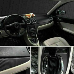 3D Waterproof Carbon Fiber Vinyl Car Wrap Sheet Roll Film Sticker Decal APAT