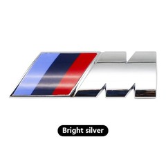 3D ABS Fender Emblem Rear Trunk Badge For M Power X1 X2 X3 X5 X6 X7 Sticker