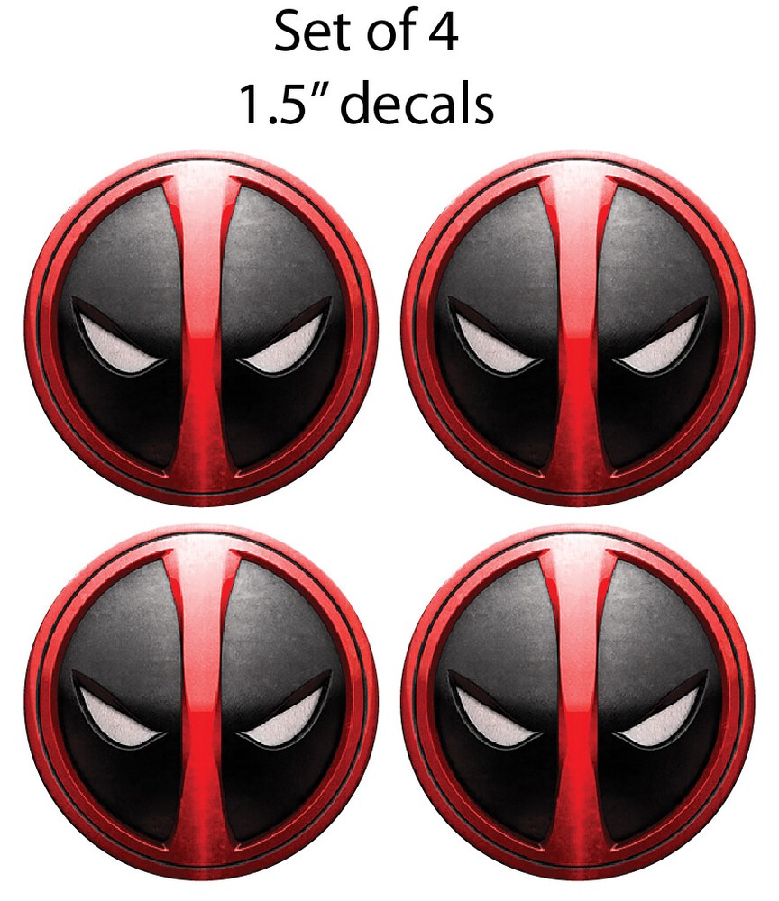 DeadPool Vinyl Decal sticker Comic Superhero set of 4