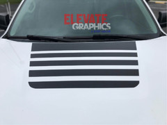 2014-2021 Toyota Tundra Center Hood Graphic Stripes 9 Options 3M Vinyl Decals