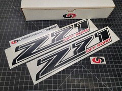 Z71 Decals (2pk) Off Road Bedside Fender Stickers Fits Chevy Silverado 2014-2025