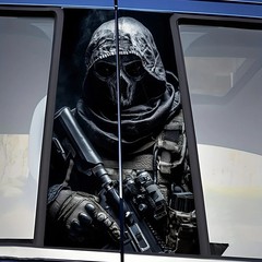 Special Forces scratch-resistant PVC B-pillar Car Stickers Self-adhesive
