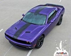 Challenger 2015-19 Center Rallye Racing Stripes Hood REDLINE Decal Vinyl Graphic