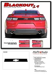 2019-2024 Chevy Camaro Rear Decklid Decal BLACKOUT Trunk Stripe 3M Graphics