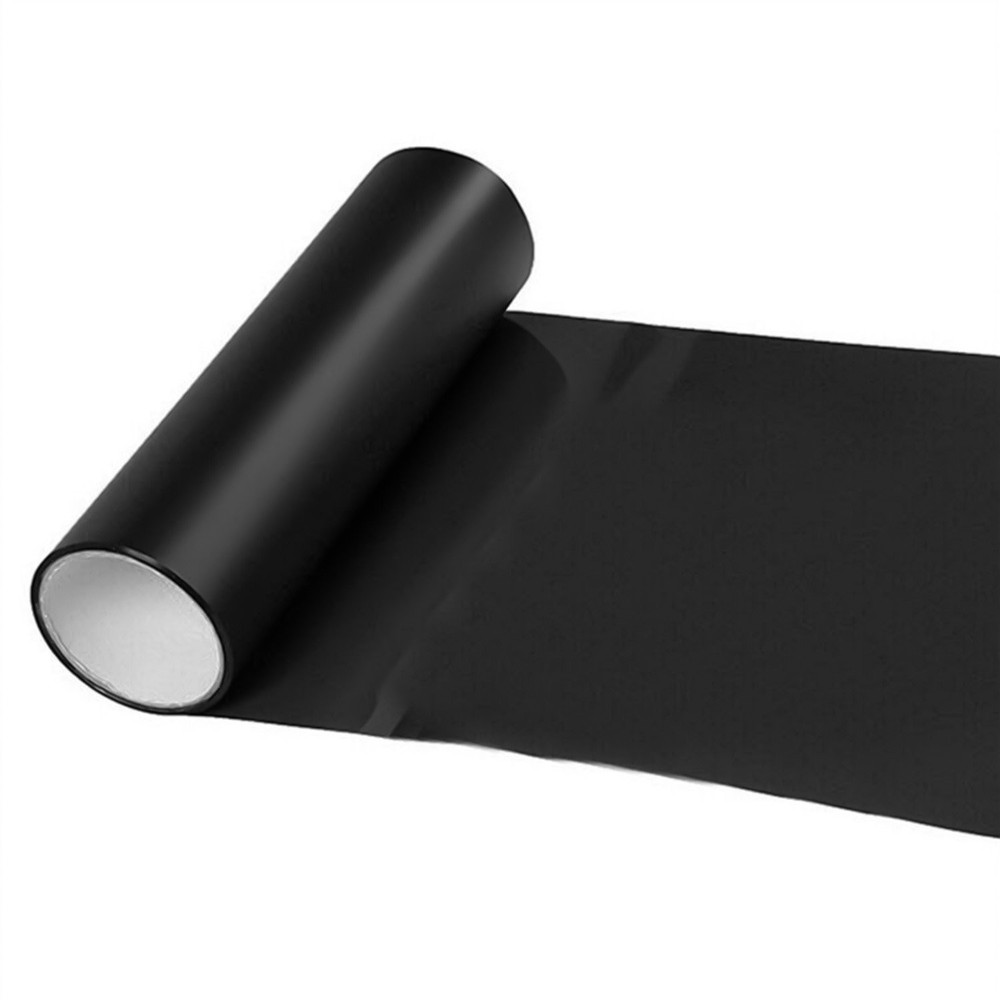Medium black Matte Tint Film Lens Vinyl Wrap For Headlight+taillights+Fog Light