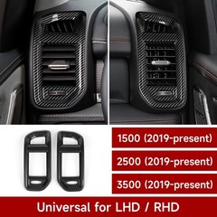Carbon Fiber Air Vent Trim For Dodge Ram 1500 2500 3500 2019-2026