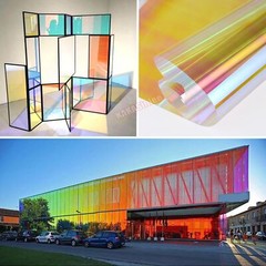 Magic Chameleon Iridescent Wrap Window Film Rainbow Glass Sheet Sticker Tint PET