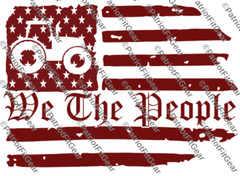 American Farmer,We The People,Flag,Farming,Agribusiness,Dairy Farm,Vinyl Decal