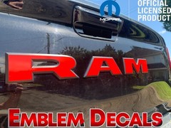 RAM 1500 Tailgate Emblem Decals 2025 Big Horn