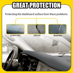 Dashboard Dash Board Cover Mat Carpet For 02-08 Dodge Ram 1500 2500 Gray 1-5X