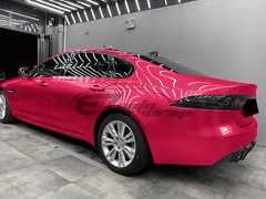 Gloss Glitter Rose Red Sparkle Metallic Car Vinyl Wrap Sticker Decal Sheet Film