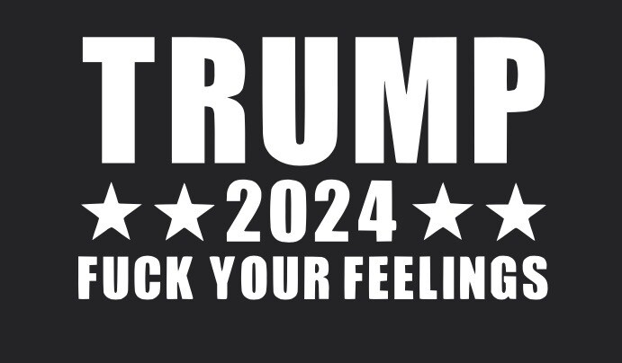 Die Cut Vinyl Decal – President Donald Trump – 2024 Maga Make America Great