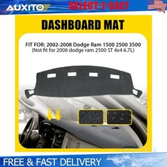 For Dodge Ram 1500 2500 3500 2002-08 Dashboard Cover Pad Mat Gray Anti-UV 1-5X