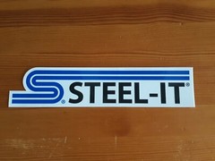 Brand New Steel-it Stainless Steel pigmented Paint Polyurethane Sticker Decal 🔥
