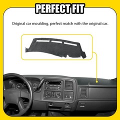 Fit 99-06 Chevy Silverado GMC Sierra Dashboard Cover Pad Mat Gray 1500 2500 1-5X